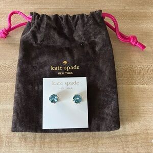 Kate spade “Grace Blue” stud earrings